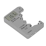Saluaqui Erweiterter Digitaler Batterie -Tester mit Echtzeit -LCD Display für Universelle Batterieprüfungen Im Grauen ABS Gehäuse Kompatibel mit AA, AAA, C, D, N, 1,5 V, 9 V Batterien