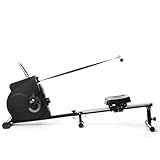 Indoor Rudergerät, 8-Stufen Widerstand, Fitness-Rudergerät, Heimtrainer, Muskelaufbau, Fitnessgerät für Zuhause