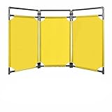 Tragbares Sicherheitsabsperrgitter, 3-teiliger Verkehrszaun für Veranstaltungen im Freien und Straßenreparaturen, einfache Einrichtung, Sicherheitslösung