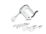 Bosch Handrührer Styline MFQ4835DE, 2x2 Rührbesen, 2 Edelstahl-Knethaken, spülmaschinengeeignet, 575 W, weiß