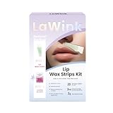 LaWink Wachsstreifen wax strips Kaltwachs Enthaarungs Streifen Oberlippen Wachsstreifen cold wax strips wachsstreifen haarentfernung Gesichtsenthaarung 20 stk