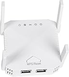 WLAN Verstärker 1200Mbit/s WiFi Repeater,Dualband 5GHz & 2.4GHz WLAN Repeater mit WPS,WiFi Internet Verstärker Kompatibel Allen WLAN Geräten,WiFi Range Extender Mit LAN/WAN Port