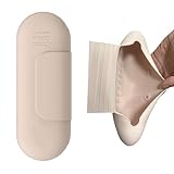 ZXTGBQ Silikon Make Up Pinsel Aufbewahrung Box, Reise Silikon Make-up Pinselhalter, magnetisch Anti-Sturzwasserdicht Weich und Tragbar für Frauen Mädchen (Khaki)