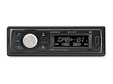 Caliber Autoradio - Auto Radio mit Bluetooth - Aux In - Bluetooth - DAB - DAB plus - FM - SD - USB - 18 voreingestellte Sender - Mit Freisprechfunktion - 4X 55 Watt - Schwarz - 1 Din