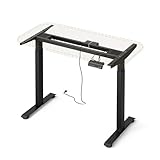 Vicco Schreibtischgestell höhenverstellbar Elevate, 2 Motoren, Anthrazit, elektrisches Tischgestell ohne Tischplatte mit Memory-Funktion & USB Anschluss