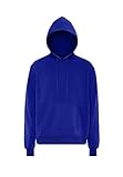 Yuka Men's Sportlicher Stretch-Strickpullover für Herren Polyester Kobalt Größe S Hooded Sweatshirt, S