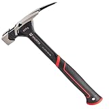Würth Profi Latthammer 600g - extrem robuster und aus einem Stück voll geschmiedeter Hammer mit 2K Griff und Magnethalter, Zimmermannshammer, Länge 33cm | 0715733130
