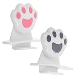 Sosoport 2 Stück Toiletten Sitzheber mit Katzenkrallen Design Vielseitig Einsetzbar als Toilettendeckelheber und Griff Hygienisch Einfache Montage Passend für Standard für Zuhause und