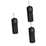 DOITOOL 3 Stück Persönlicher Notfallalarm mit Signal LED Licht Kompakt und Leicht für Frauen Senioren und Alleinlebende für Jogger und Unterwegs Einfach zu Bedienen Schlüsselanhänger aus