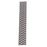 Extra Long Twist Drill Bits 10 Stück, Spiral Chip Removal, Geschliffen, Praktisch zu Tragen, für die Verarbeitung von Nichteisenmetallen