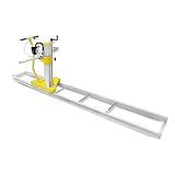 BAMATO mobiles Anbausägewerk BCSW-400 | 3m Länge | Höhenverstellung | Schnittdurchmesser bis 400mm | Kettensägenmühle Kettensägenhalterung Mobiles Sägewerk Blockbandsägewerk