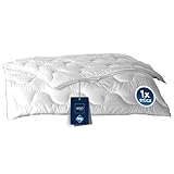 LILENO HOME Bettdecke 135x200 cm - Ganzjahres Bettdecke für einen erholsamen Schlaf - Sommer Winter Bett Decke Kochfest bis 95° C - Allergiker Ganzjahresdecke