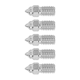 3D Drucker Düse Set 1,75 mm M6, Messing Düse, Hohe Temperaturbeständigkeit, 5 Stück, fürEnder 5 S1 (1,75 mm/0,4 mm)