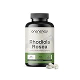 OnEnergy Rosenwurz (Rhodiola) 5000 mg - Extrakt - 120 Pflanzliche Kapseln - 4-Monats-Vorrat - Verhältnis 10:1 - Wirksame Formel - Anpassung an Stress - Für aktive Personen