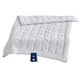 LILENO HOME Premium Winterdecke 200x200 cm [1er Set] mit CoolComfort Klimanetz - extra weiche Bettdecke 200x200 cm als Steppdecke - als warme Winter Decke - Kochfest bis 95°C