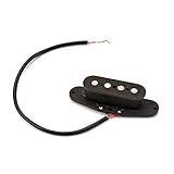 ROYJJ GMB520 Single Coil Gitarren-Tonabnehmer, Faserspule, hervorragende Leitfähigkeit für 4-saitige Bass/Box-Gitarrenzubehör