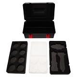 Gatuida Aufbewahrungsbox für Gyro-Spielzeug - Schwarzer Kunststoffkoffer mit Griff zum Transport von Battling Tops - Reise- und Party-Organizer für Kinder