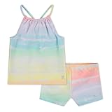 Hurley Mädchen Boyshort Tankini Zweiteiliger Badeanzug, Regenbogen, 10