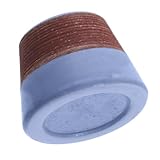 TOVINANNA Keramik Streichholzhalter mit Glas Kleines Keramikgefäß für Lange Streichhölzer Dekoratives Streichholzglas für Wohnraum und Kamin Stilvolle Haushaltsware