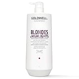 Goldwell Dualsenses Blondes & Highlights Anti Yellow Shampoo, 1er Pack (1 x 1 l), Unparfümiert