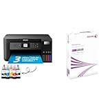 EcoTank ET-2850 A4-Multifunktions-Wi-Fi-Tintentankdrucker & Xerox 003R90569 Performer Kopier-/Drucker-/Universalpapier, DIN A3, 80 g/m², 1 Pack a 500 Blatt, weiß