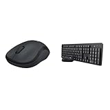 Logitech M220 Silent Kabellose & Trust Ymo II Leise Tastatur Maus
