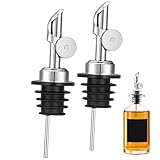 2 Stück Öl Ausgießer,Ausgießer Flaschenausgießer,Ausgießer Für Ölflaschen,Flaschen Ausgießer,Olivenöl Ausgießer,Klappe Ausgießer Und Hält Ihr Olivenöl Frisch Für Verhindert Auslaufen Und Verschwendung