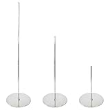 VASNER MFS3 Standfuß Heizstrahler – Stativ Ständer Edelstahl, 3 Höhen verstellbar: 78-189 cm, Teleskopständer für Stand-Heizstrahler schwenkbar, für Appino 20 / BEATZZ Teras X20 SlimLine X20