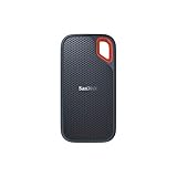 SanDisk Extreme Portable SSD 1 TB (USB-C, mit 550 MB/s Übertragungsraten, AES-Verschlüsselung und ist stoß-, wasser- und staubfest), Festkörper-Laufwerk