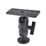 WOURRD 360-Grad-Halterung für Kajak-Fischfinder, rotierende Meeres-Kajak, elektronischer Fischfinder, Halterung, Basiszubehör