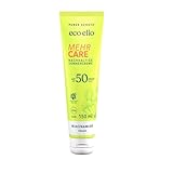 eco elio LSF 50 nachhaltige Sonnencreme 150ml 'Mehr Care' I Sonnencreme ohne Octocrylene und Mikroplastik I Sunscreen Face Sonnencreme Gesicht 50 I Sonnenschutz parfümfrei I Sonnencreme Körper 50