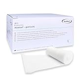 Mullbinden 6cm x 4m – 20 Stück elastische Binde latexfrei – Binden Verband & Verbandsmaterial – elastischer Verband mit 60 % Dehnbarkeit