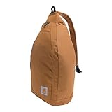 Carhartt Unisex-Erwachsene Schultertasche mit seitlicher Schnalle und Tablet-Hülle Tragetasche, Crossbody-Rucksack Brown, One Size