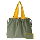 Einkaufstasche Faltbar Große Wiederverwendbare Ripstop Einkaufsbeutel Waschbar Shopping Bag Tragetasche mit Kordelzug und Henkel Tragbare Einkaufstaschen für Einkaufen und Travel Outdoor Camping
