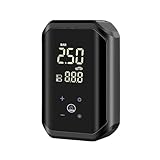 Qussedser Elektrische Ballpumpe, Tragbare Automatische Sport-Ballluftpumpe mit Digitalem, Präzisem Druckmesser