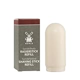 MÜHLE Rasierseifenstick REFILL - schäumende Rasierseife für sensible Haut, vegan - Nachfüll-Pack mit 37 g - Sandelholz