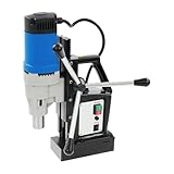 Magnetbohrmaschine 1680W Standbohrmaschine 13800N Tischbohrmaschine, Tiefe 50 mm Magnet-Kernbohrmaschine für Oberfläche Heimwerk Industrie