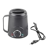 Wachswärmer, 110–240 V Wachswärmer, professioneller und einstellbarer Schmelzwachstopf, Wachstopf mit schneller Temperatur, elektrisches Wachswärmer-Kit für Haarentfernungsmaschine(EU Plug)