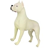 PartyKindom Hunde Figur aus Realistisches Hundemodell für Dekorative Hundestatue für Schreibtisch Wetterfeste Hundefigur für und Außendekoration