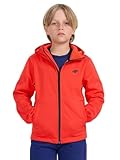 4F Softshelljacke winddichte Membran 5000 Jungen - Rot 134 (8-9 Jahre)