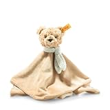 Steiff 242281 Soft Cuddly Friends Jimmy Teddybär Schmusetuch - 26 cm - Kuscheltier für Babys - beige (242281), beige 92 g