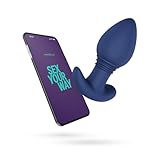 AMORELIE Joy – App-gesteuerter Anal-Plug Move | Vibrierend Wasserfest aus Silikon & ABS