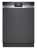Siemens SN53HS03TE iQ300, Geschirrspüler Teilintegriert 60 cm, Besteckkorb, smartStart, Programm-Assistent, Oberkorb höhenverstellbar, Bestätigte Hygieneleistung, aquaStop, Gebürsteter Stahl