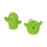 Legami - Salz- und Pfefferset aus Keramik, Kaktus-Thema, Handbemalt