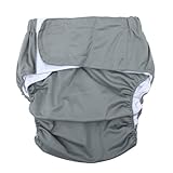 Abaodam Wiederverwendbare Waschbare Inkontinenz Windelhose für Erwachsene Atmungsaktiv mit Verstellbarem für Herren Damen bei Blasenschwäche und Senioren Geeignet