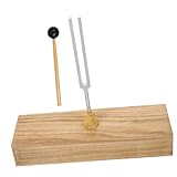 SAFIGLE 4 Sätze Resonanz-Stimmgabel musikinstrumente musical instruments tatsächl vibration trency vibroei werkzeug spielzeug Karosserie Gruppe Stimmgabel-Set Gitarre Kind Tuner Holz