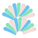 GALPADA 18 Stück Teiliges Aufsätze Sichtbare Ohrenschmalz Picker Ersatzköpfe für Erwachsene und Kompatibel mit Ohrlöffeln in Blau Grün und Weiches Material für Sichere Reinigung