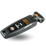 SKS GERMANY AIRCHECKER Digitaler Luftdruckprüfer (Fahrradzubehör, Reifendruckprüfer mit Ablassfunktion und Echtzeitmessung, Duo-Kopf für AV/SV Ventile, max. 10 bar / 144 PSI), schwarz