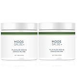 Moossalbe Plus, Antifaltencreme Soforteffekt, Moossalbe Gesicht Falten Testsieger, Moossalbe gegen Mundfalten, Mooscreme mit Aloe Vera gegen Falten, Aktiv Hautreparatur Moossalbe (A x2, One Size)