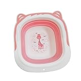 Kisangel waschbecken multifunktionales Kinderbecken Waschenschüssel Kleinkindbad duschbecken Waschbecken mit hoher Kapazität Rosa Zufällige Farbe